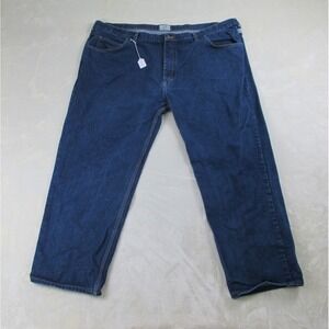 Tyndale FR Pants‎ Mens 50 Blue Denim Jeans Cotton Pockets HEMMED Rodeo 50X30*